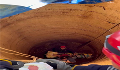 Ödemiş’te 80 yaşındaki adam 12 metrelik kuyuya düştü