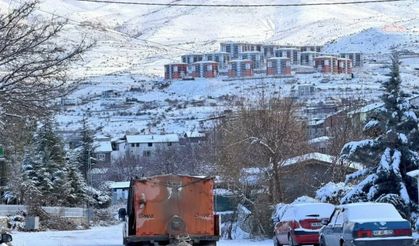 Malatya’da kar ve soğuk hava: Çok sayıda yol trafiğe kapatıldı