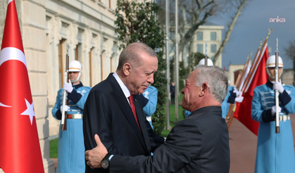 Cumhurbaşkanı Erdoğan, Ürdün Kralı II. Abdullah ile Dolmabahçe’de görüştü