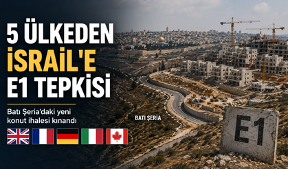 5 Dev Ülkeden İsrail'e Muhtıra Gibi Açıklama: "Derhal Geri Çekin!"