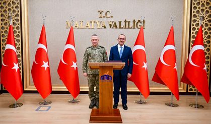Malatya'da Kritik Zirve: 2'nci Ordu Komutanı Korgeneral Gültekin Yaralı'dan Vali Yavuz'a Ziyaret!