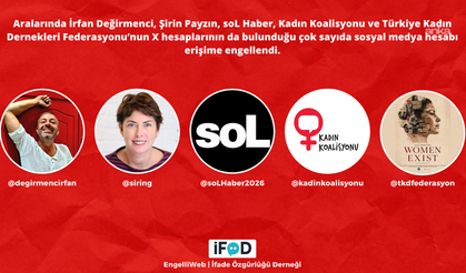 Sosyal Medya Hesaplarına Erişim Engeli: İrfan Değirmenci ve Şirin Payzın'ın X Hesapları Engellendi