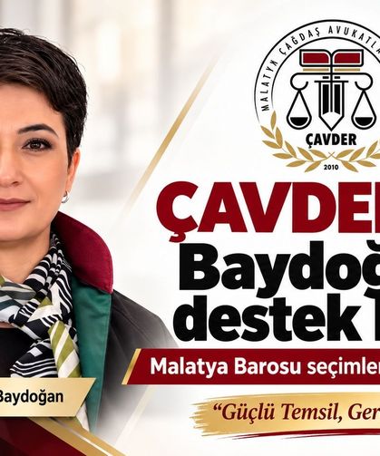 Malatya Çağdaş Avukatlar Derneği’nden Çiğdem Ağdağ Baydoğan’a destek kararı