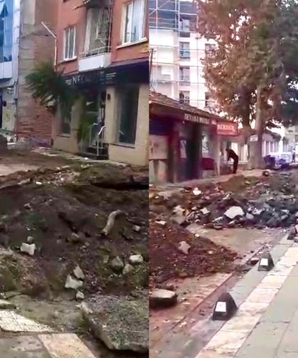 Malatya İzzetiye Mahallesi Esnafı Yol Çalışmalarına Tepkili: Atmalı Sokak'ta Asfalt Çilesi