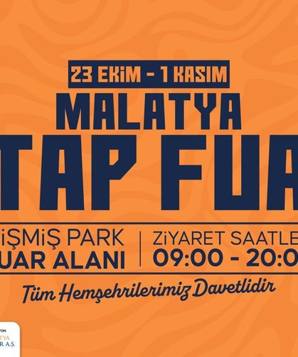 12. Malatya Kitap Fuarı kapılarını açıyor: 300 yayınevi, 300’ü aşkın yazar