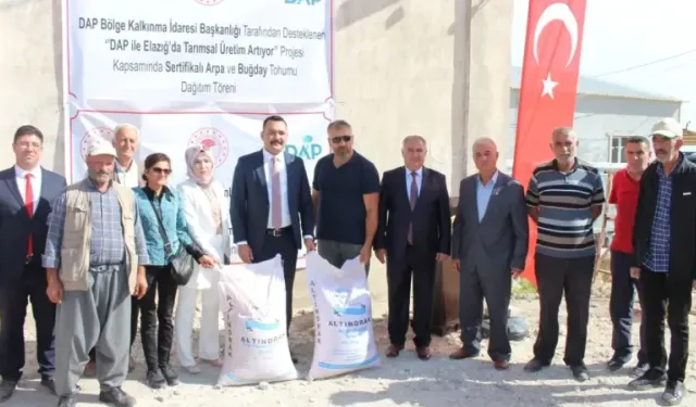 Ağın ilçesinde üreticilere 125 ton tohum desteği