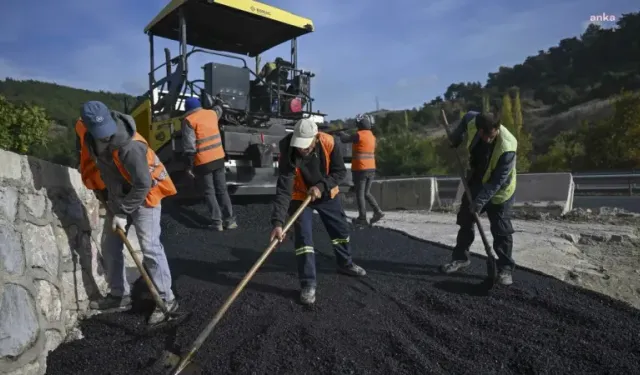 Bornova’da 5 mahallede eş zamanlı yol çalışması