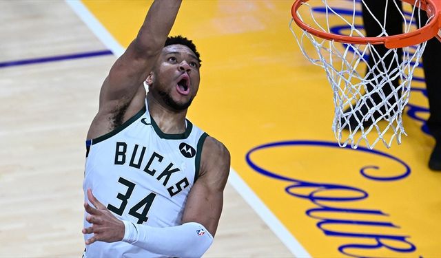 NBA'de Bucks, Giannis'in "triple-double"ıyla üst üste 6. galibiyetini aldı