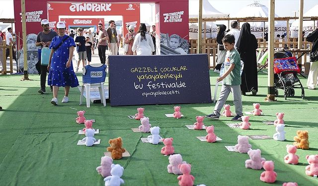 7. Etnospor Kültür Festivali'nde hayatını kaybeden Gazzeli çocuklar anılıyor