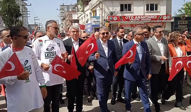 Gastronomi tutkunlarını bir araya getiren Osmaniye Lezzet Festivali başladı 