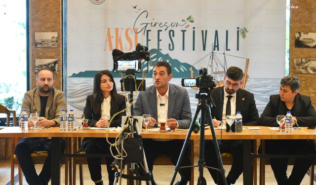Giresun Belediye Başkanı Köse, "Uluslararası Giresun Aksu Festivali" öncesi basın toplantısı düzenledi
