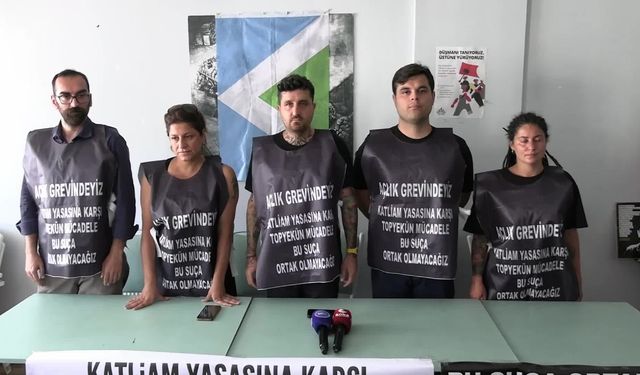 İzmir Yaşam Hakkı Savunucuları, sahipsiz hayvanlarla ilgili kanuna karşı açlık grevine başladı