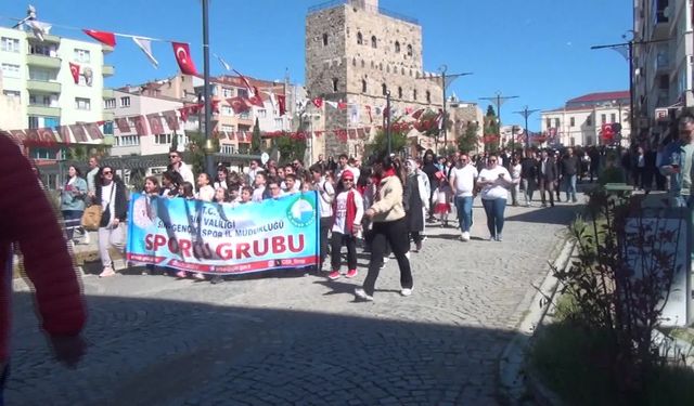 Sinop’ta 19 Mayıs Atatürk’ü Anma, Gençlik ve Spor Bayramı kutlandı