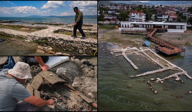 İznik'te bazilikanın çevresindeki mezarlıklar gün yüzüne çıkarılıyor