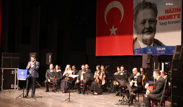 Aydın'da Nazım Hikmet, konserle anıldı 
