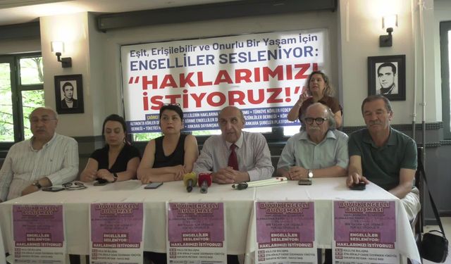 Engellilerden "eşit, erişilebilir bir yaşam" talebi: “En fazla dışlanan, ötekileştirilen, en dibe bastırılmış ve görünmez hale getirilmiş toplum kesimi engellilerdir”