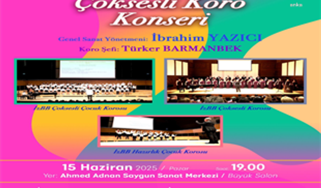 İzmir AASSM’de Çoksesli Koro konseri