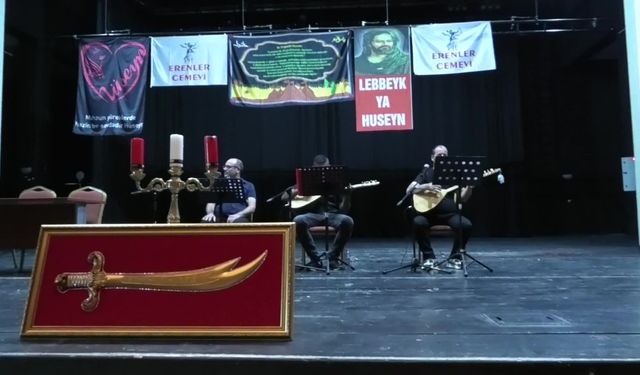 Malatya’da Muharrem ayı kapsamında Erenler Cemevi’nden Kerbela paneli