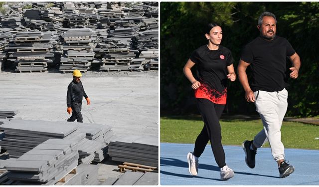 Ekmeğini "taştan" çıkaran eski milli atlet, mesai sonrası da geleceğin sporcularını yetiştiriyor
