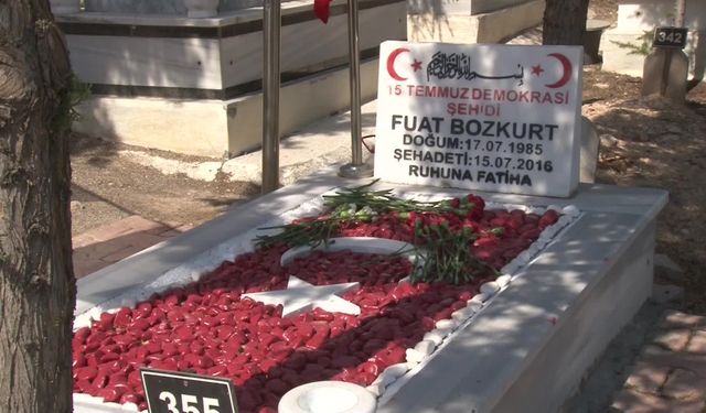 15 Temmuz Demokrasi ve Milli Birlik Günü… Malatya’da 15 Temmuz Şehidi Fuat Bozkurt mezarı başında anıldı