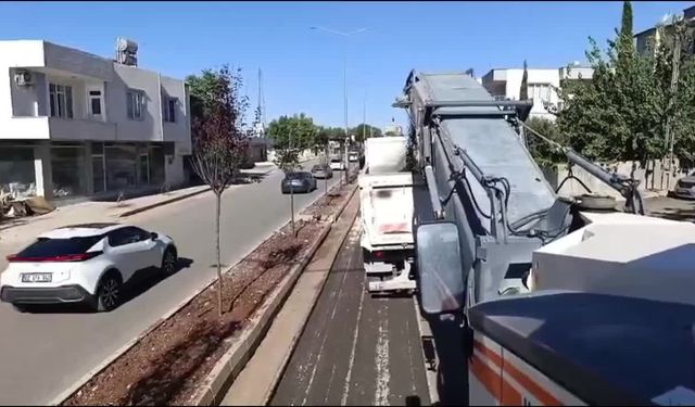 Adıyaman Belediyesi, 3. Çevre Yolu’nda asfalt yenileme çalışmalarına hız verdi