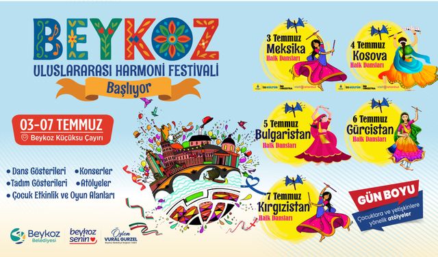 Beykoz Uluslararası Harmoni Festivali başlıyor