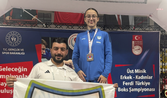 Merkezefendi Belediyesi'nin sporcusu Ceyda Kuru, Denizli’ye altın madalyayla döndü