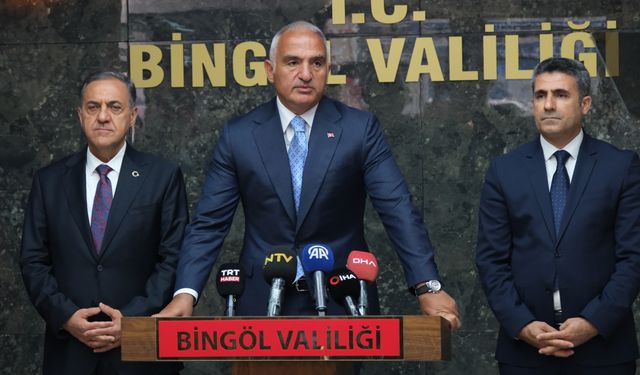 Kültür ve Turizm Bakanı Ersoy, Bingöl'de konuştu: