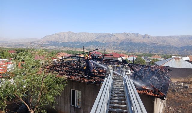 Malatya'da bir evde çıkan yangın söndürüldü