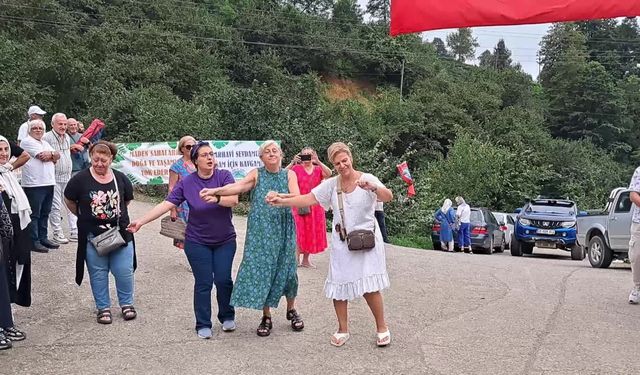Artvin Pilarget'te yaşam savunucuları sokağa çıktı