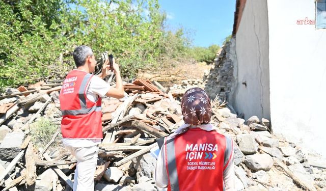 Manisa Büyükşehir Belediyesi'nden Sındırgı depremi sonrası Kırkağaç’a destek