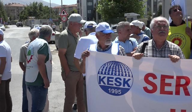 KESK Malatya'da: “İnsanca yaşamaya yetecek ücret istiyoruz”