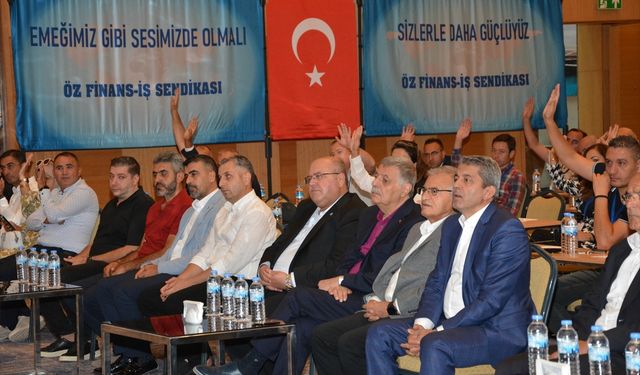 Malatya'da Öz Finans İş Sendikası 2. olağan genel kurulu yapıldı