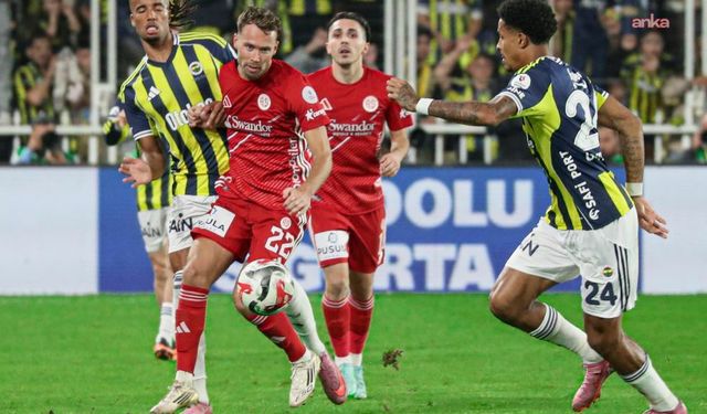 Fenerbahçe, Antalyaspor’u 2-0 mağlup ederek serisini sürdürdü
