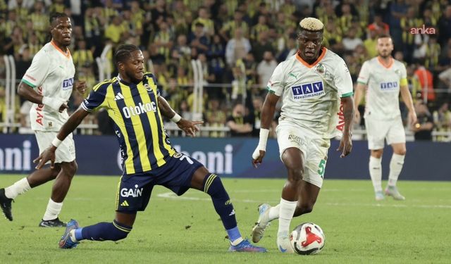 Fenerbahçe, erteleme maçında Alanyaspor’la 2-2 berabere kaldı