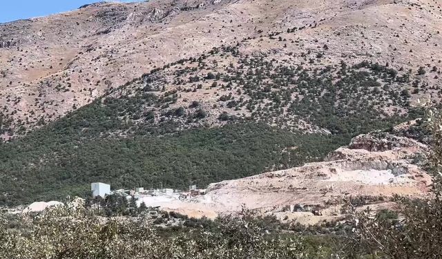 Malatya'daki köylülerden taş ocağı protestosu