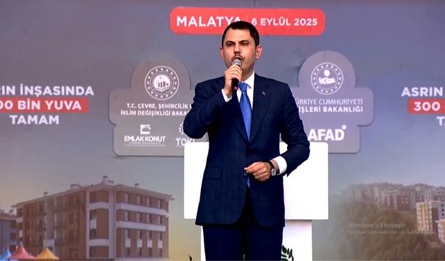 Bakan Kurum: Malatya anka kuşu gibi küllerinden yeniden doğuyor