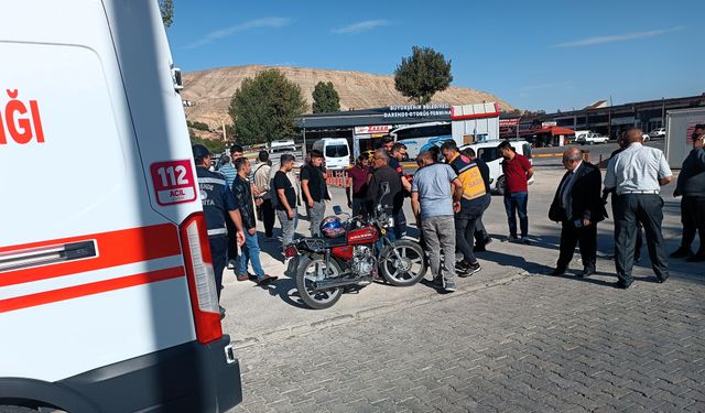 Darende’de Otomobil ile Motosiklet Çarpıştı: 1 Yaralı