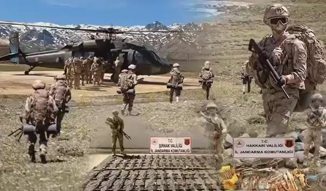 Jandarma 30 ilde terör operasyonu düzenledi: 144 mağara ve sığınak imha edildi