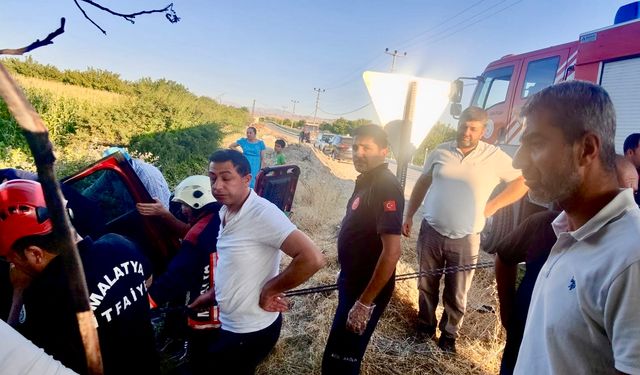Malatya Battalgazi’de trafik kazası: Biri çocuk 4 yaralı