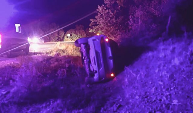 Malatya Doğanşehir’de Otomobil Şarampole Devrildi: 4 Yaralı