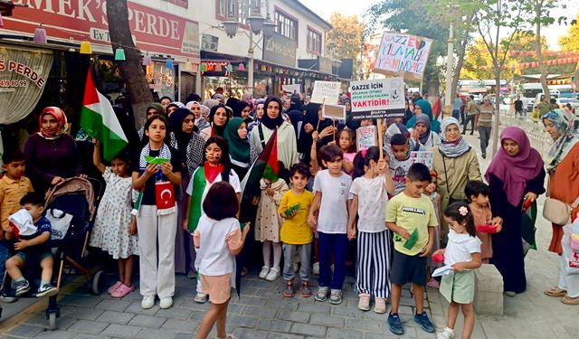 Malatya’da Gazze için yürüyüş ve basın açıklaması