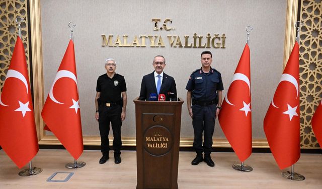 Vali Yavuz: Malatya’da huzur ve güvenlik güçleniyor