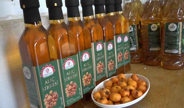 Hekimhan’da belediye destekli alıç sirkesi üretimi vatandaşa sağlık, köylüye gelir sağlıyor