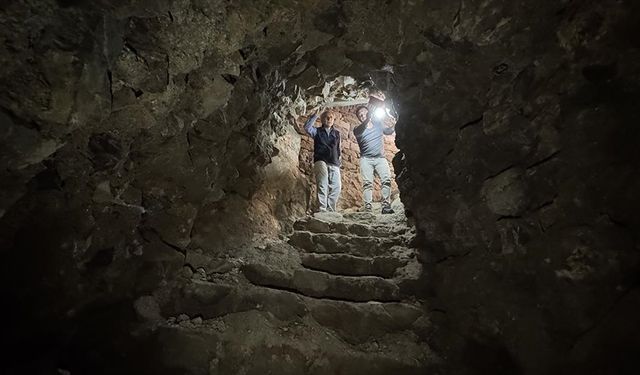 Harput Kalesi’nde Roma dönemine ait gizli geçit gün yüzüne çıktı