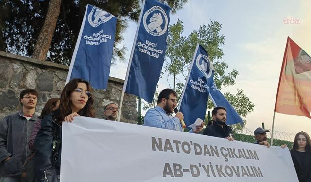 İTÜ Tuzla’daki NATO etkinliği öğrenciler tarafından protesto edildi