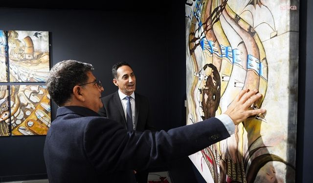 “Su Akar Yatağını Bulur” adlı resim sergisi