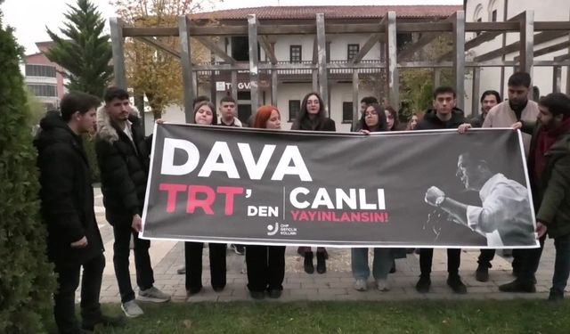 CHP Malatya İl Gençlik Kolları’ndan “İmamoğlu davası TRT’de canlı yayınlansın” çağrısı