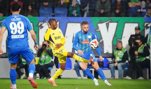 Fenerbahçe deplasmanda Rizespor’u 5-2 mağlup etti