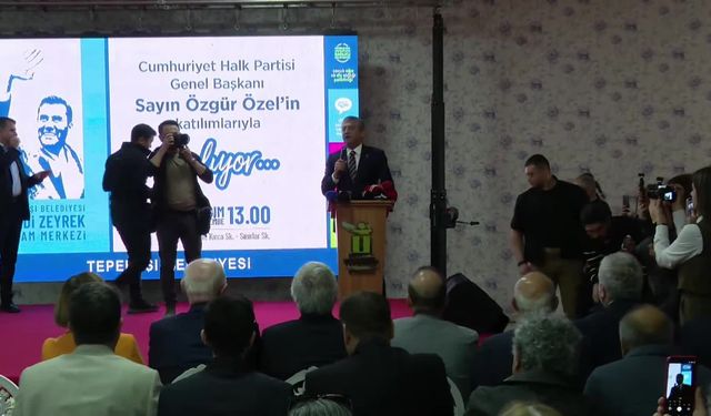 Özgür Özel: “Bizim yaptığımız belediyeciliğin adı halkçı belediyeciliktir”